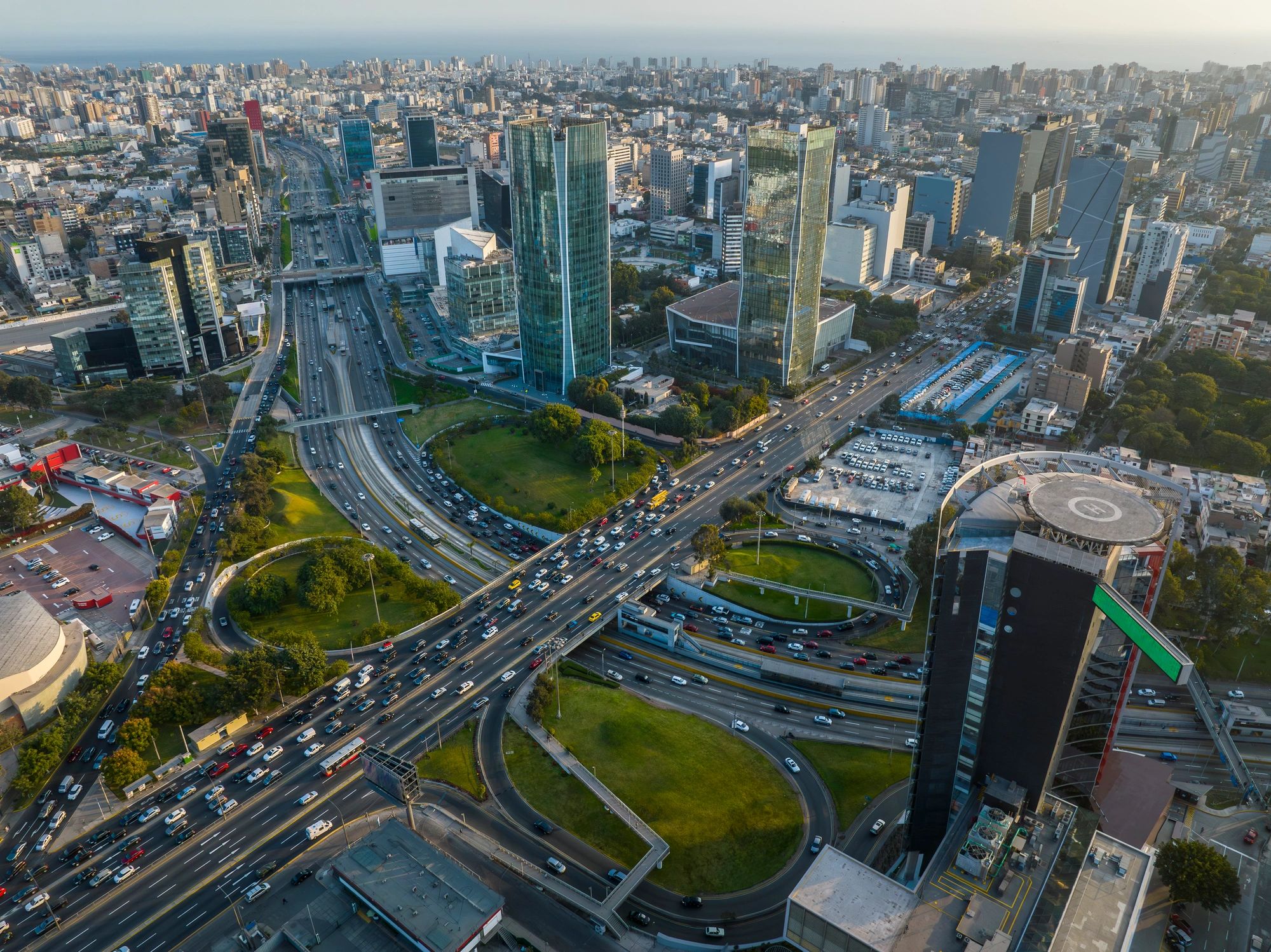 Peru Lima cityscape office building